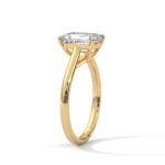2.00 Carat Emerald Cut Four-Prong Solitaire Diamond Engagement Ring for Women - Image 6