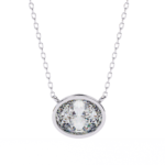 2.00 Carat Oval Cut Bezel Set Diamond Solitaire Pendant Necklace – Fine Jewelry - Image 5