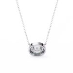 2.00 Carat Oval Cut Bezel Set Diamond Solitaire Pendant Necklace – Fine Jewelry - Image 6