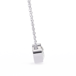 2.00 Carat Oval Cut Bezel Set Diamond Solitaire Pendant Necklace – Fine Jewelry - Image 4