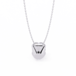 2.00 Carat Round Brilliant Cut Diamond Solitaire Pendant Necklace - Elegant Luxury Jewelry - Image 5