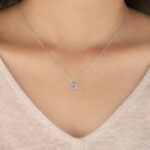 2.00 Carat Round Brilliant Cut Diamond Solitaire Pendant Necklace - Elegant Luxury Jewelry - Image 7