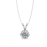 2.00 Carat Round Brilliant Cut Diamond Solitaire Pendant Necklace – Classic Fine Jewelry - Image 19