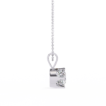 2.00 Carat Round Brilliant Cut Diamond Solitaire Pendant Necklace – Classic Fine Jewelry - Image 3