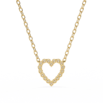 Open Heart Diamond Pendant Necklace – Romantic Fine Jewelry - Image 9