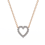 Open Heart Diamond Pendant Necklace – Romantic Fine Jewelry - Image 10