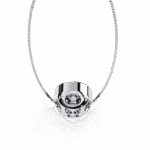 Round Brilliant Cut Diamond Halo Pendant Necklace – Timeless Fine Jewelry - Image 5