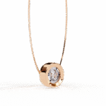 Round Brilliant Cut Diamond Halo Pendant Necklace – Timeless Fine Jewelry - Image 13