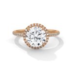 1.52 Carat Round Cut Halo Diamond Engagement Ring for Women – Elegant Bridal Jewelry - Image 7