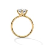 2.00 Carat Round Cut Swirl Prong Diamond Solitaire Engagement Ring for Her - Image 5