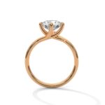 2.00 Carat Round Cut Swirl Prong Diamond Solitaire Engagement Ring for Her - Image 7