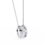 2.00 Carat Round Cut Bezel Set Diamond Solitaire Pendant Necklace – Fine Jewelry - Image 2