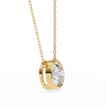 2.00 Carat Round Cut Bezel Set Diamond Solitaire Pendant Necklace – Fine Jewelry - Image 8