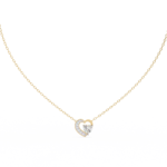Heart Shape Diamond Pendant Necklace – Romantic Fine Jewelry - Image 5