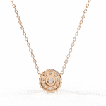 Round Cut Diamond Cluster Halo Pendant Necklace – Classic Modern Jewelry - Image 18