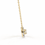 Round Cut Diamond Cluster Halo Pendant Necklace – Classic Modern Jewelry - Image 9