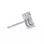 0.80 Carat Marquise Cut Diamond Flower Studs Earrings – Elegant Fine Jewelry - Image 3