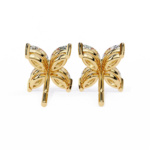 0.80 Carat Marquise Cut Diamond Flower Studs Earrings – Elegant Fine Jewelry - Image 6