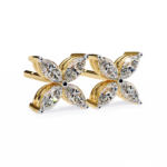 0.80 Carat Marquise Cut Diamond Flower Studs Earrings – Elegant Fine Jewelry - Image 5