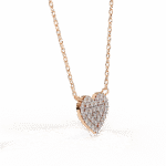 Heart Shaped Pavé Diamond Pendant Necklace – Romantic Luxury Jewelry - Image 12