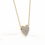 Heart Shaped Pavé Diamond Pendant Necklace – Romantic Luxury Jewelry - Image 6