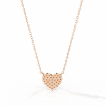 Heart Shaped Pavé Diamond Pendant Necklace – Romantic Luxury Jewelry - Image 16