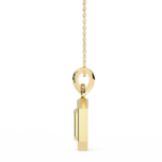 Round Cut Halo Octagon Pave Diamond Pendant Necklace – Elegant Fine Jewelry - Image 11