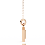 Round Cut Halo Octagon Pave Diamond Pendant Necklace – Elegant Fine Jewelry - Image 17