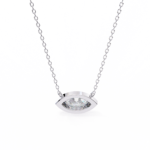 2.00 Carat Marquise Cut Bezel Set Diamond Pendant Necklace – Elegant Jewelry for Women - Image 3