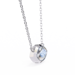 2.00 Carat Marquise Cut Bezel Set Diamond Pendant Necklace – Elegant Jewelry for Women - Image 2