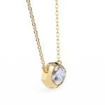 2.00 Carat Marquise Cut Bezel Set Diamond Pendant Necklace – Elegant Jewelry for Women - Image 7