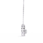 Round Brilliant Cut Halo Diamond Pendant Necklace – Luxury Fine Jewelry - Image 3