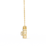 Round Brilliant Cut Halo Diamond Pendant Necklace – Luxury Fine Jewelry - Image 10