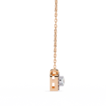 Round Brilliant Cut Diamond Halo Pendant with Cushion Frame - Elegant Designer Jewelry - Image 16