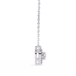 Round Brilliant Cut Diamond Halo Pendant with Heart Frame - Modern Fine Jewelry - Image 3