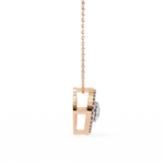 1.15 Carat Round Cut Diamond Halo Pendant with Marquise Frame - Modern Fine Jewelry - Image 20