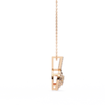 Round Cut Cluster Diamond Pendant Necklace with Double Halo –  Elegant Fine Jewelry - Image 16