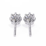 2.60 Carat Round Cut Diamond Solitaire Stud Earrings – Luxury Fine Jewelry - Image 6