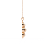 1.20 Carat Three-Stone Round Cut Diamond Pendant Necklace – Elegant Fine Jewelry - Image 17