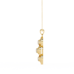 1.20 Carat Three-Stone Round Cut Diamond Pendant Necklace – Elegant Fine Jewelry - Image 11