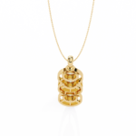 1.20 Carat Three-Stone Round Cut Diamond Pendant Necklace – Elegant Fine Jewelry - Image 9