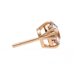 2.80 Carat Round Cut Diamond Solitaire Stud Earrings – Elegant Everyday Jewelry - Image 17