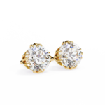 2.80 Carat Round Cut Diamond Solitaire Stud Earrings – Elegant Everyday Jewelry - Image 8