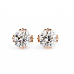 2.80 Carat Round Cut Diamond Solitaire Stud Earrings – Elegant Everyday Jewelry - Image 14