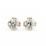 2.80 Carat Round Cut Diamond Solitaire Stud Earrings – Elegant Everyday Jewelry - Image 7