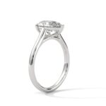 2.00 Carat Pear Cut Solitaire Diamond Engagement Ring – Elegant Bridal Jewelry - Image 3