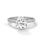 Elegant 2.24 CT Round Cut Diamond Solitaire Ring – Perfect for Engagements