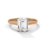 2.00 Carat Emerald Cut Four-Prong Solitaire Diamond Engagement Ring for Women - Image 7