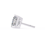3.00 Carat Princess Cut Diamond Stud Earrings - Luxury Classic Jewelry - Image 4