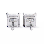 3.00 Carat Princess Cut Diamond Stud Earrings - Luxury Classic Jewelry - Image 6